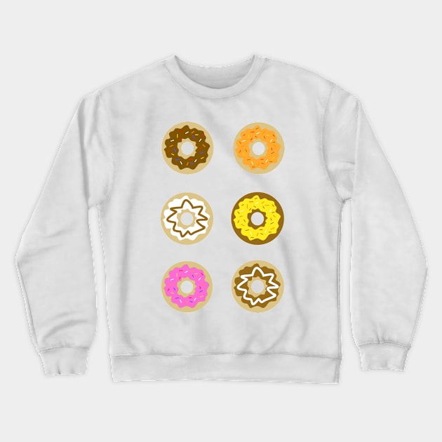 CHECK Out My Six Pack Of Donuts For Donut Lover Crewneck Sweatshirt by SartorisArt1